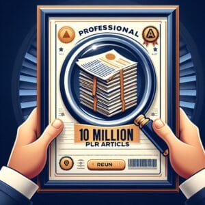 10 Million PLR Articles