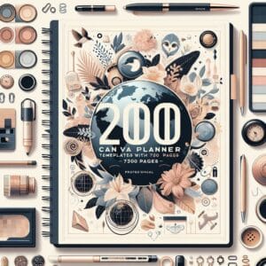 200+ Canva Planner Templates with 7500 Pages