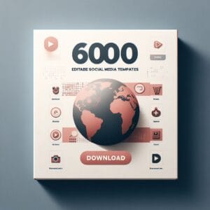6000 Editable Social Media templates